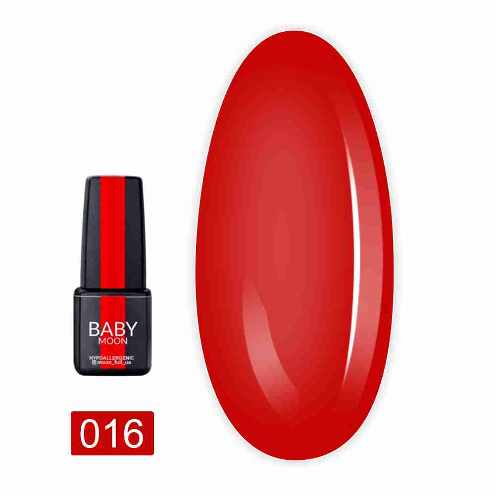 Гель-лак Baby Moon Red Chic 6 мл (016)