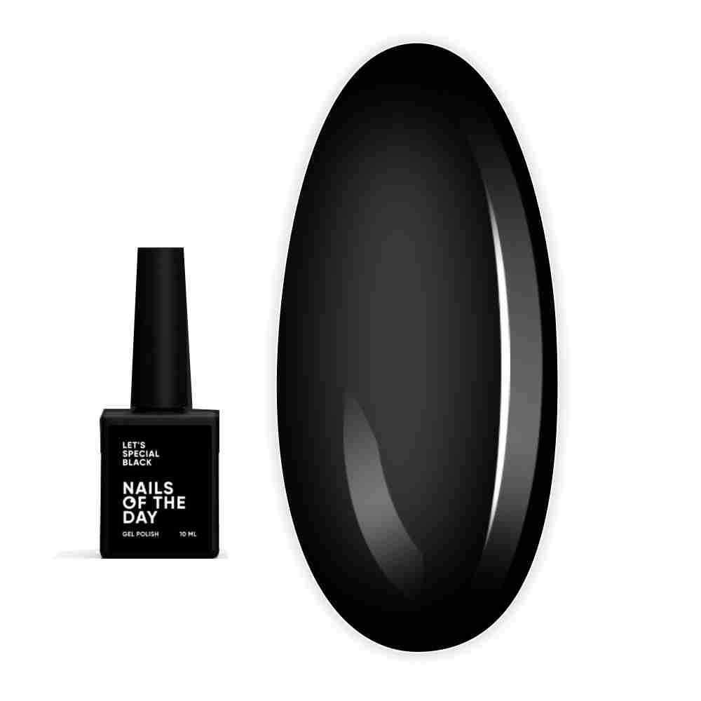 Гель-лак NailSofTheDay Let`s Special Black 10 мл