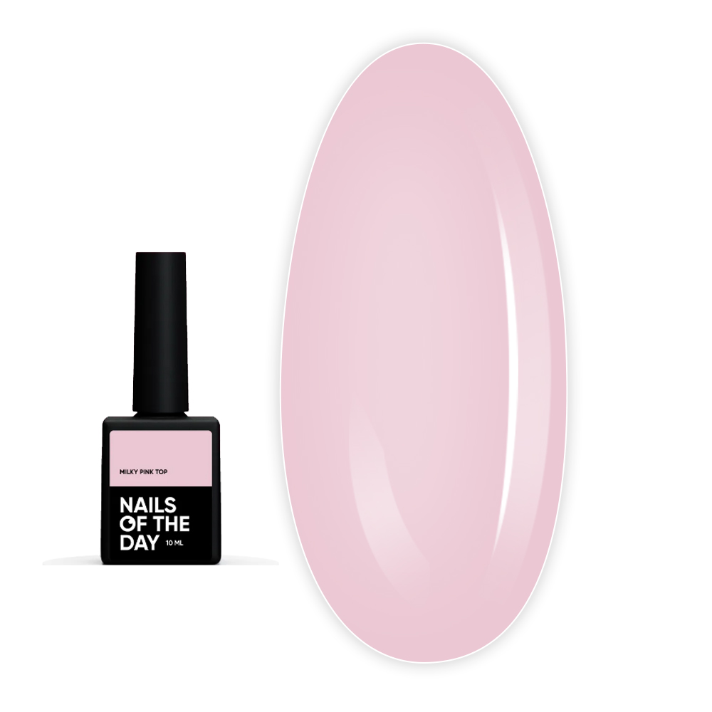 Топ NailSofTheDay Milky Pink 10 мл