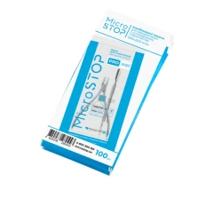 Пакети самоклеючі для стерилізації (прозорі) з індікаторами 4 класу 100х200 мм 100 шт MicroStop