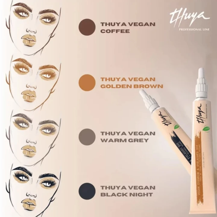 Краска для бровей " Thuya Vegan" (Black Night)
