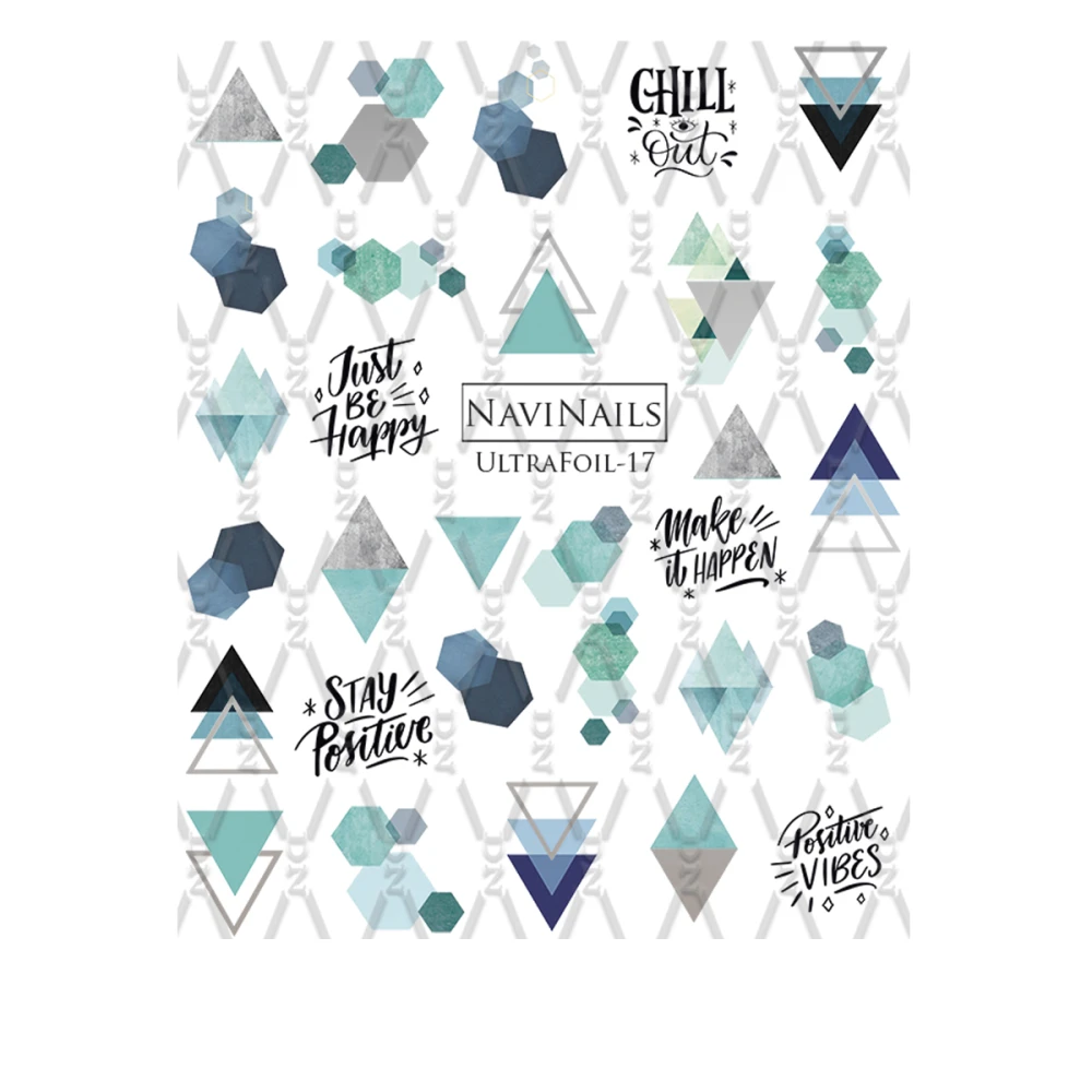 Слайдер DreamNails UltraFoil (017 срібло)