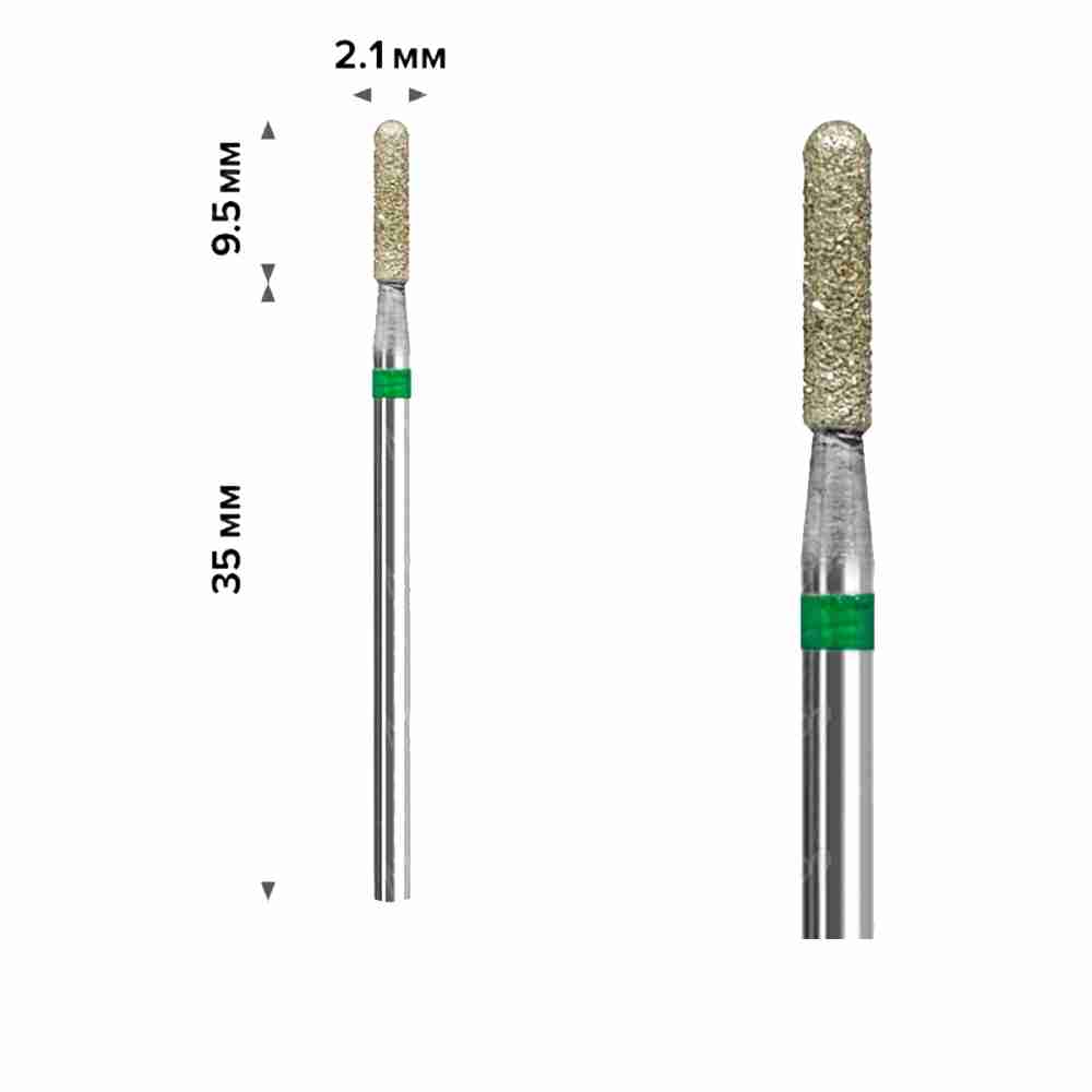 Фреза Алмазна mArt (М-16 циліндр Green 2.1х9.5)