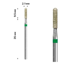 Фреза Алмазна mArt (М-16 циліндр Green 2.1х9.5)