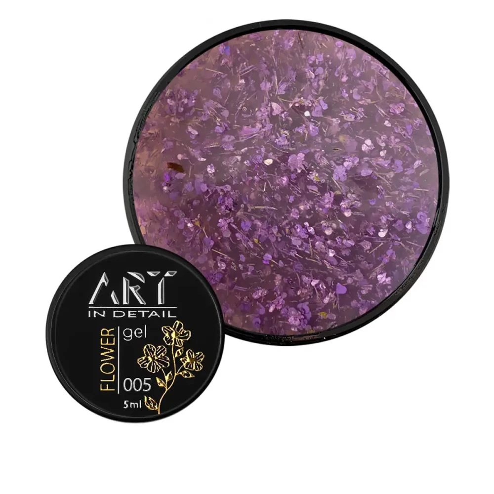 Гель ART In Detail Flower Gel с сухоцветами 5 мл (005)