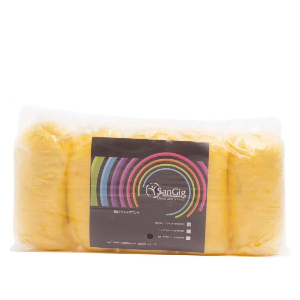 Бахилы SanGig 100шт (Желтый)