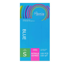 Перчатки Нитриловые Голубые SanGig (S)