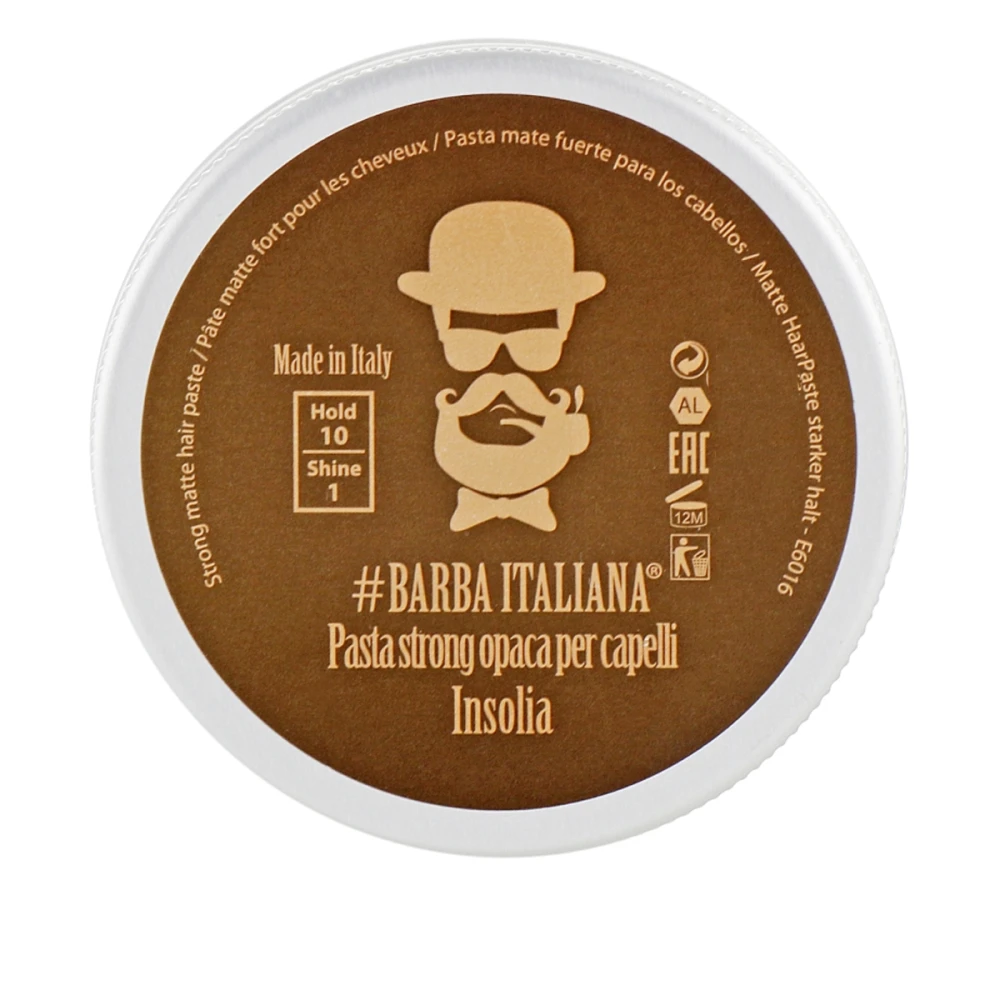 Паста Barba Italiana INSOLIA матовая для волос сильной фиксации 100 мл
