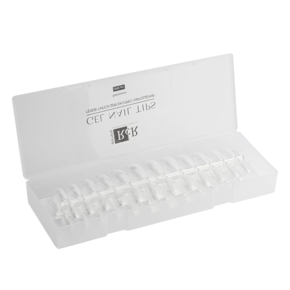 Типсы гелевые для ногтей в пластиковом контейнере 240 штук (Балерина)