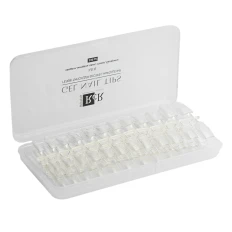 Типсы гелевые для ногтей в пластиковом контейнере 240 штук (Mix)