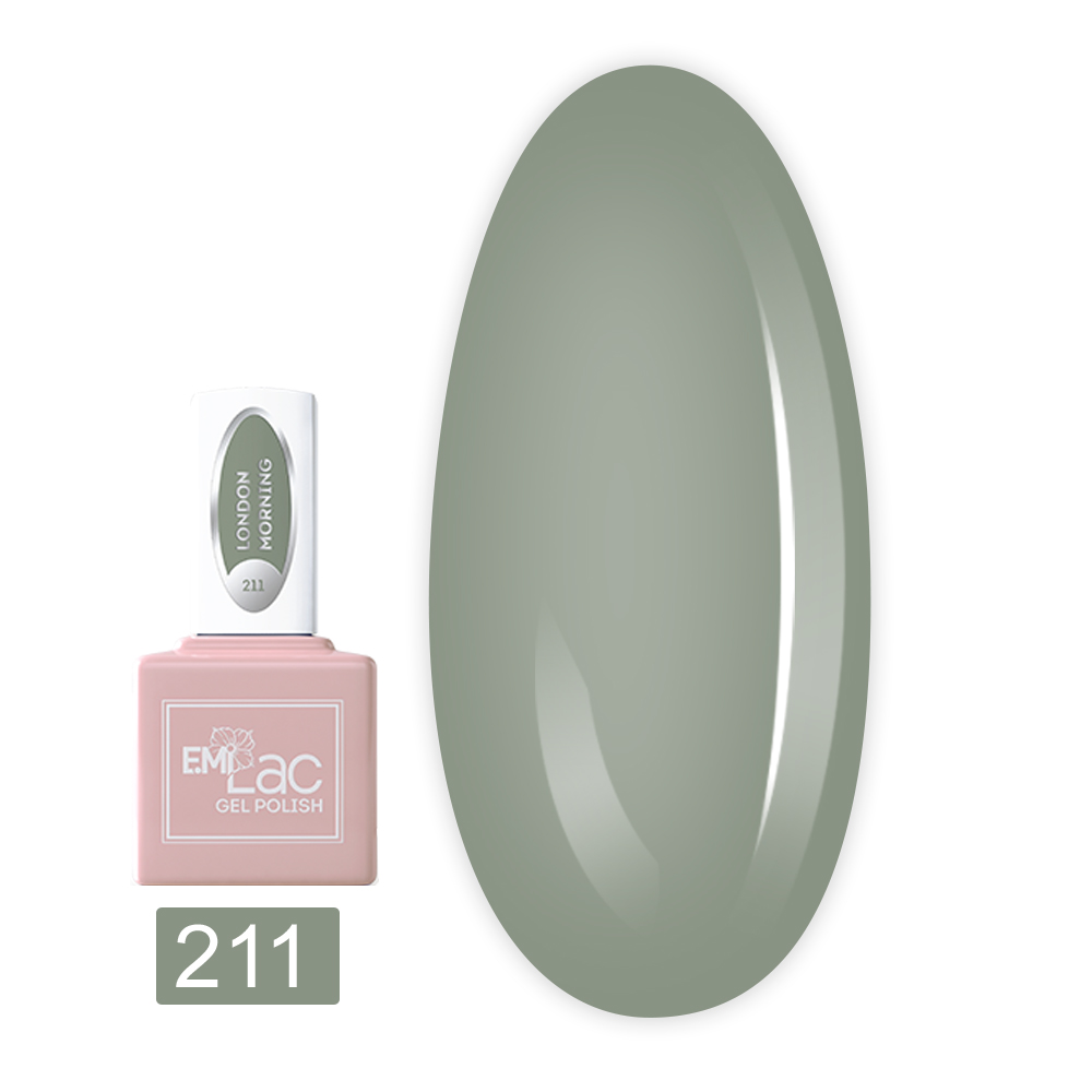 Гель лак E.MI Lac 6мл (211 Утро в Лондоне)