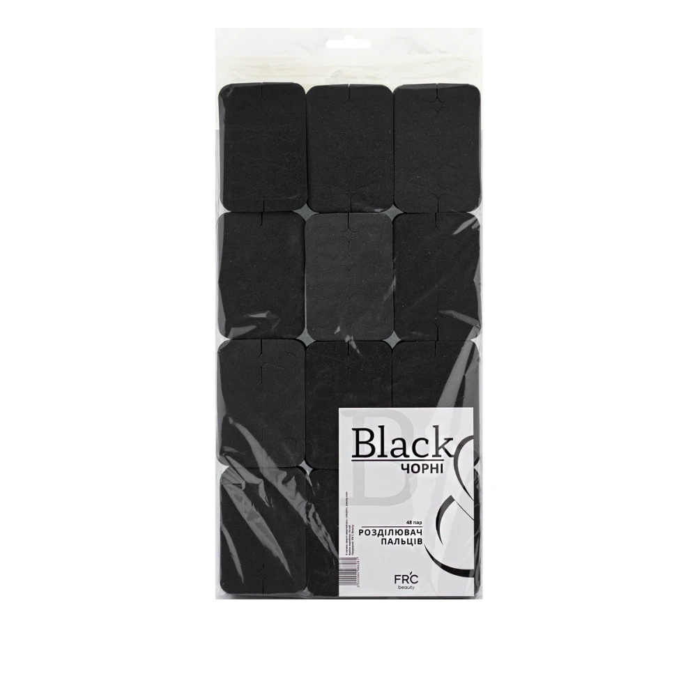 Разделитель пальцев FRC Beauty 48 ед (Черный)