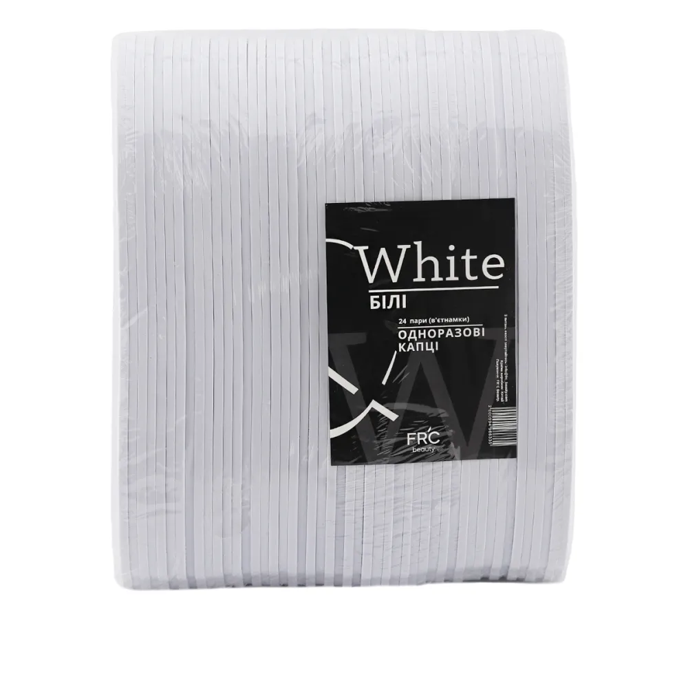 Тапочки-вьетнамки одноразовые 24 пар (Белый)