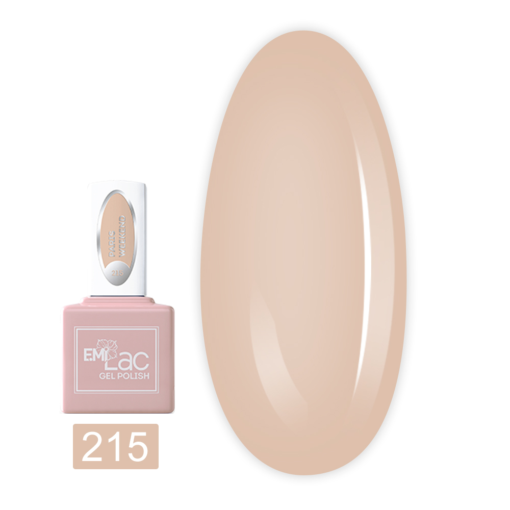 Гель лак E.MI Lac 6мл (215 Выходные в Париже)
