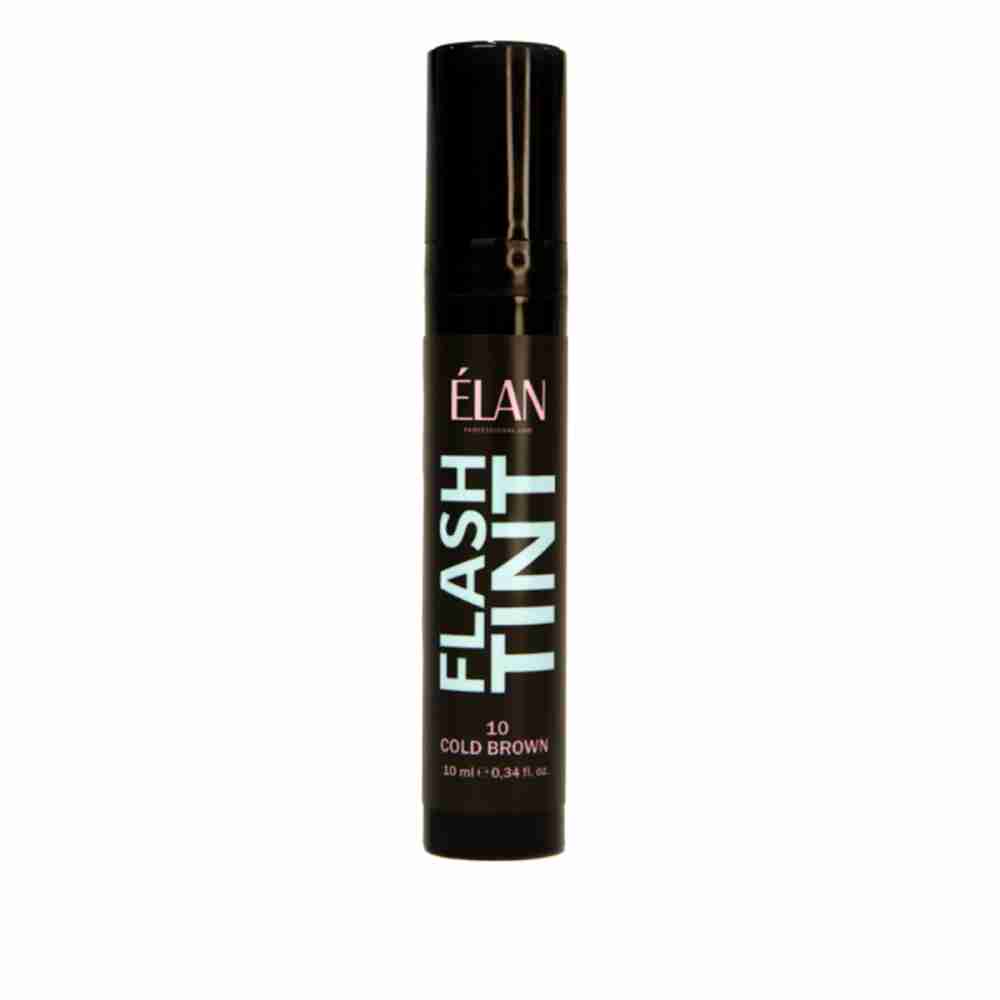 Оклюзивна система фарбування брів та вій Elan Flash Tint (холодний коричневий 10)