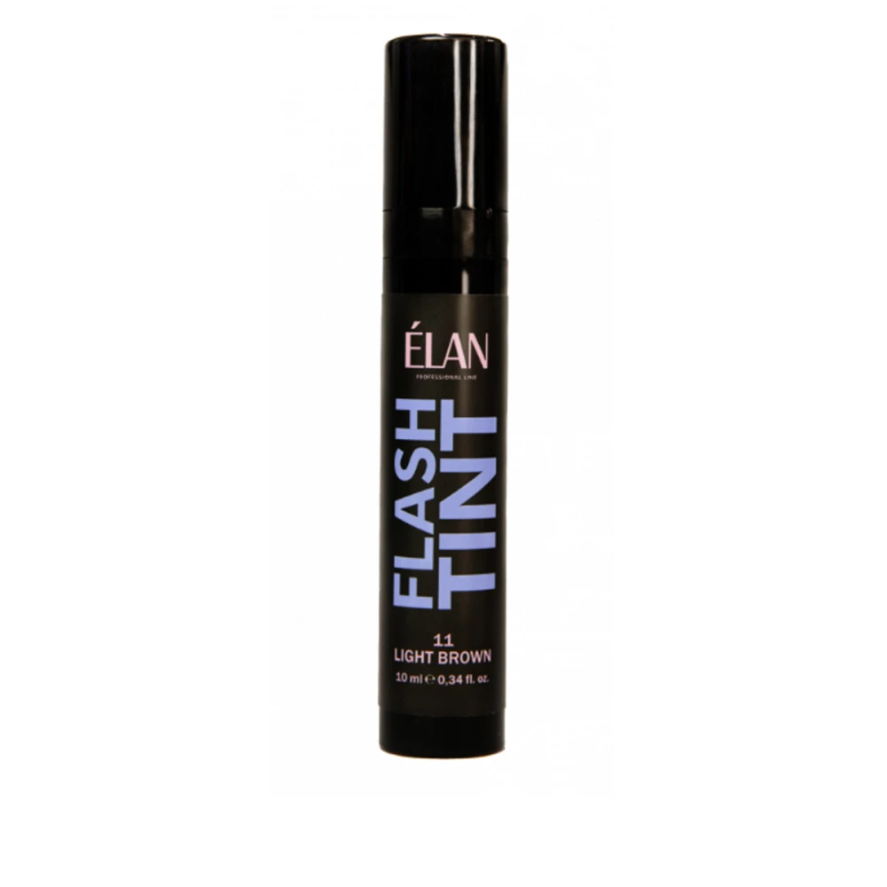 Окклюзивная система окрашивания бровей и ресниц Elan Flash Tint (светло-коричневый 11)