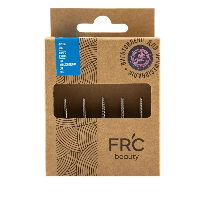 Фреза ТВС Конус купол 194 хрестоподібна (X) 5шт (синя 023)