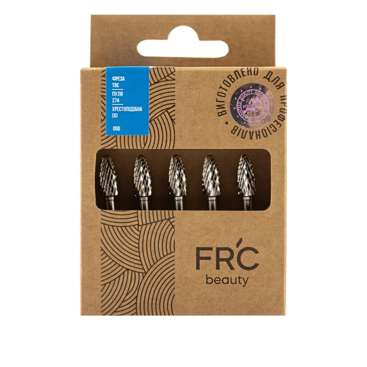 Фреза ТВС Пуля 274 хрестоподібна (X) 5шт (синя 060)