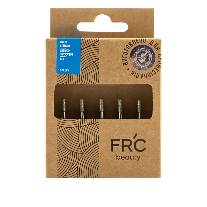 Фреза Алмазна Циліндр полусф 141 5 шт (синя 524.025)