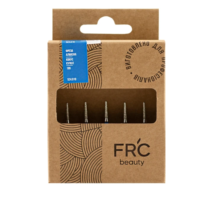 Фреза Алмазная Конус купол 199 5 шт (синяя 524.018)