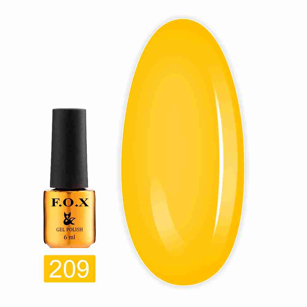 Гель-лак FOX Gold Pigment 6 мл (209)