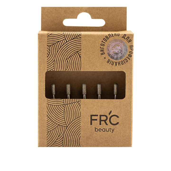 Фреза Алмазна Циліндр напівсферичний 141 5 шт (червона 514.031)