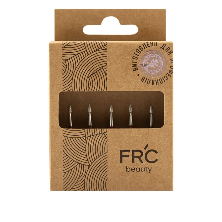 Фреза Алмазная Почка заостренная 257 (5 ед) (красная 514.023)