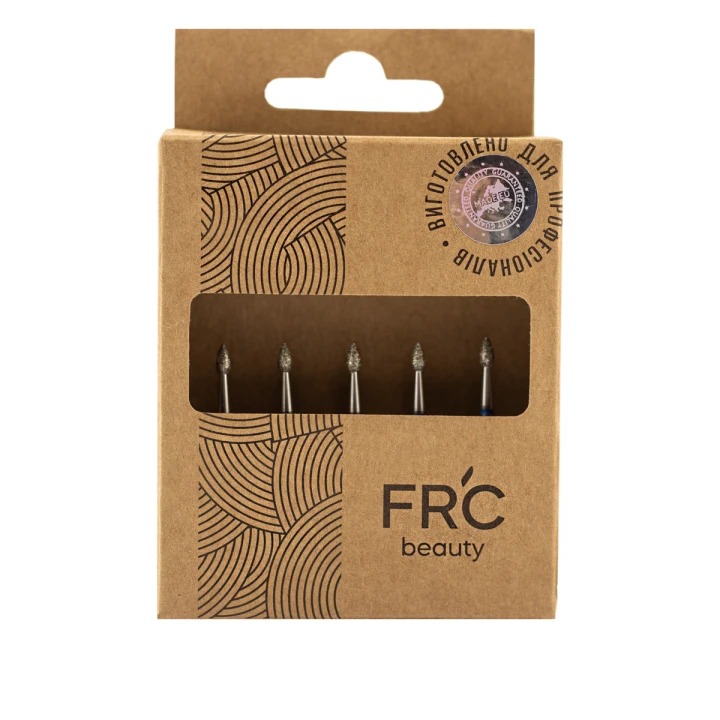 Фреза Алмазная Почка заостренная 257 (5 ед) (синяя 524.025)