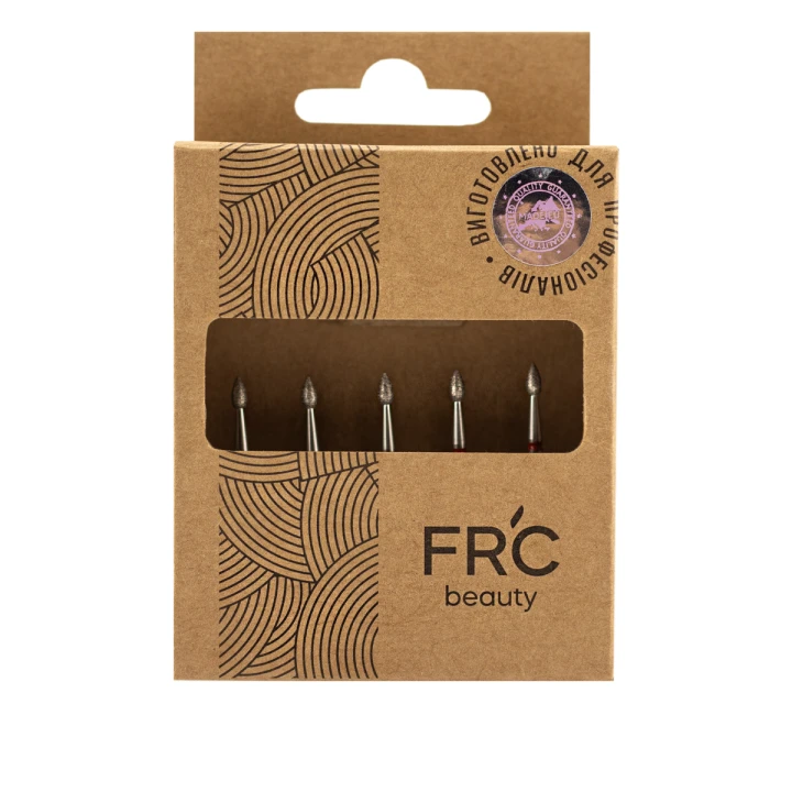 Фреза Алмазная Почка заостренная 257 (5 ед) (красная 514.025)