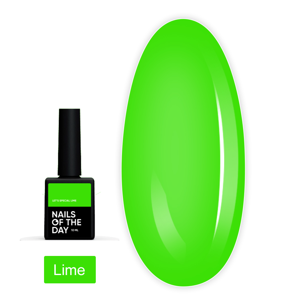 Гель лак NailSofTheDay Let`s Spetial 10 мл (Lime)