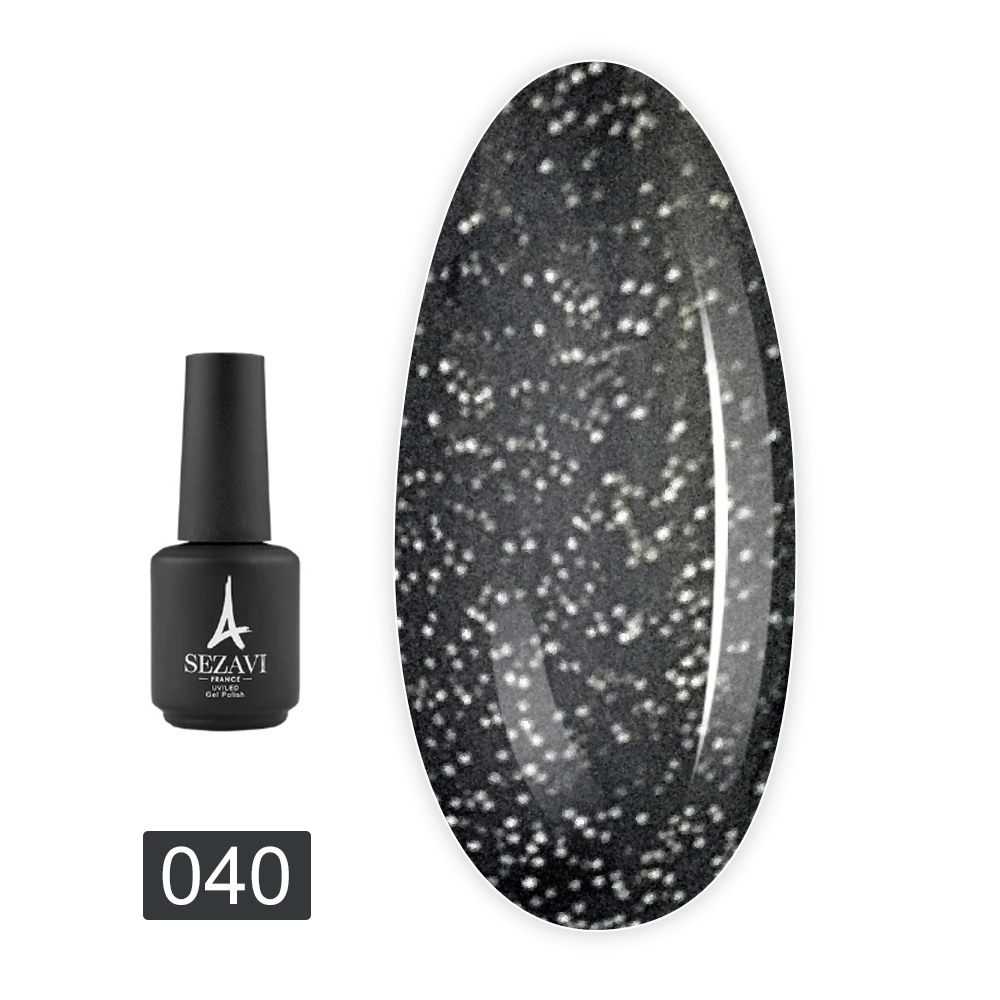 Гель-лак Sezavi Noir Blanc 5 мл (040)