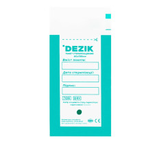 Пакети для стерилізації (прозорі) DEZIK 60х100 мм 100 од