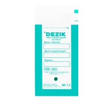 Пакети для стерилізації (прозорі) DEZIK 60х100 мм 100 од