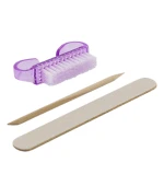 Набор одноразовый для маникюра №3 (мини-пилочка 100/180 + палочка+ щетка) (50 ед)