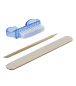 Набор одноразовый для маникюра №3 (мини-пилочка 180/240 + палочка+ щетка) (50 ед)