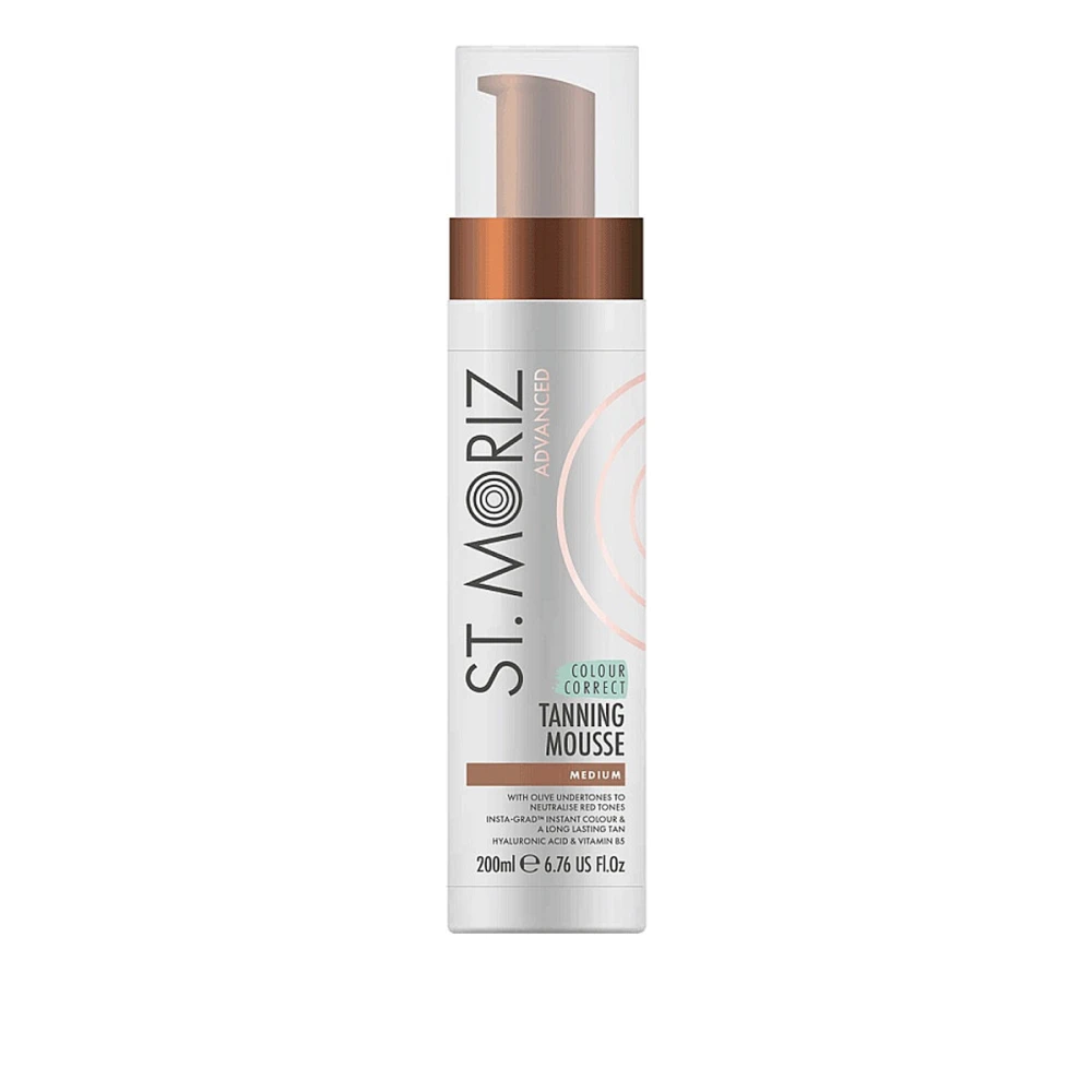 Автобронзат-мус для середньої шкіри St.Moriz Advanced Colour Correcting Mousse Medium 200 мл
