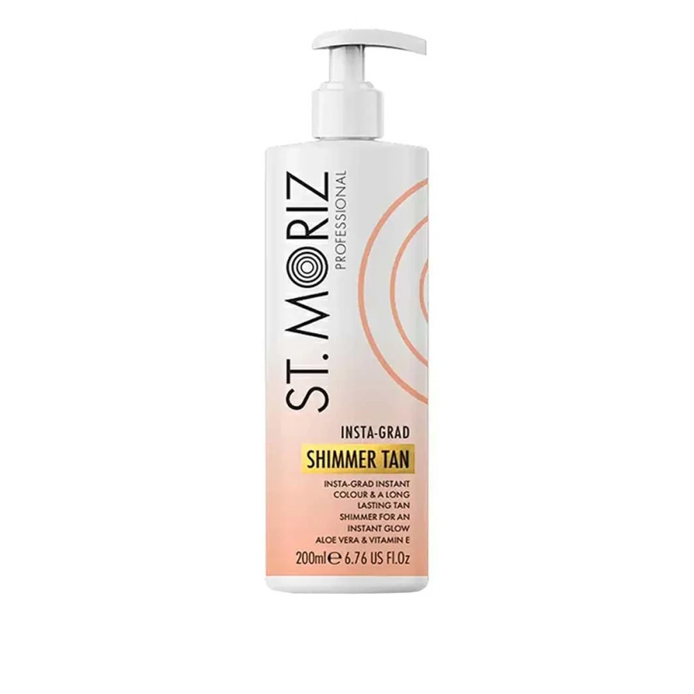 Средство для легкого загара с эффектом шимера St.Moriz Professional Insta-Grad Shimmer Tan 200 мл