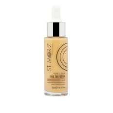 Сироватка-автобронзат для обличчя з ефектом шимеру St.Moriz Professional Prime&Glow Serum  25 мл