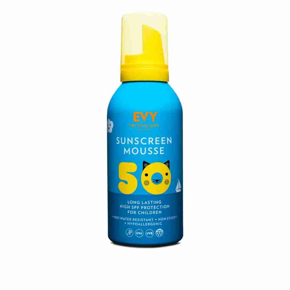 Мус сонцезахисний для дітей та немовлят EVY Technology Sunscreen Mousse Kids SPF 50 150 мл