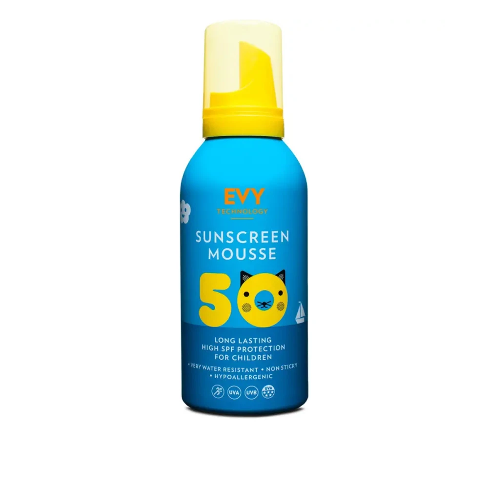 Мусс солнцезащитный для детей и младенцев EVY Technology Sunscreen Mousse Kids SPF 50 150 мл