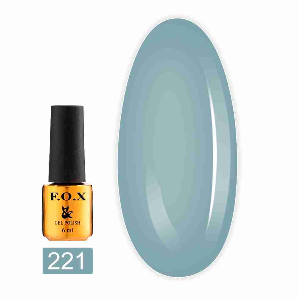 Гель-лак FOX Gold Pigment 6 мл (221)