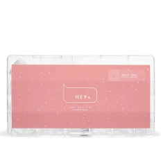 Типсы гелевые для наращивания Heylove 500 ед (Square Shot (короткий квадрат))