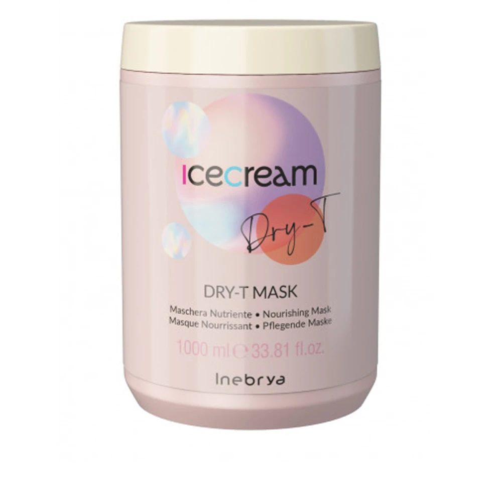 Маска для сухих вьющихся и окрашенных волос Inebrya Mask Dry-T 1000 мл