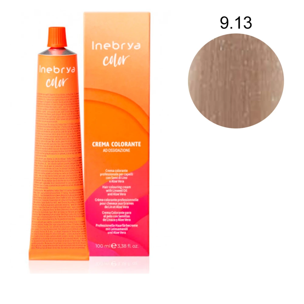 Крем-краска Inebrya Сolor с содержанием аммиака 100 мл (9-13)