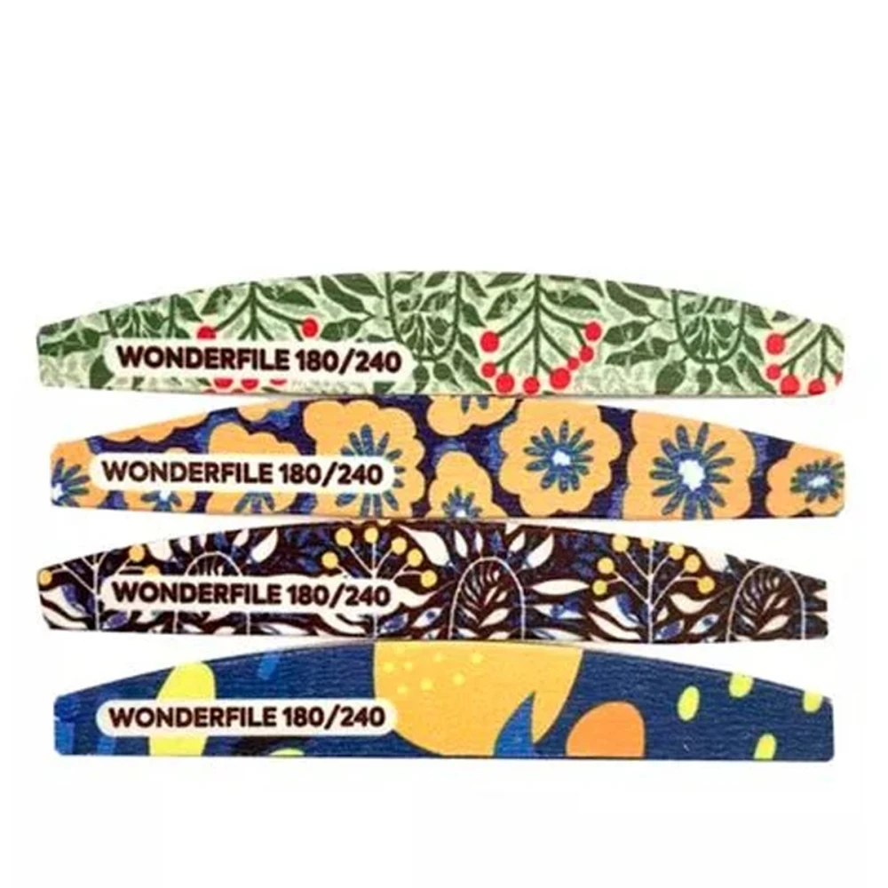 Пилка Wonderfile Півмісяць з принтом на деревяній основі на піні 1 шт (180/240 grit)