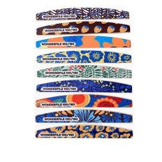 Пилка Wonderfile Полумесяц с принтом на деревянной основе на пене 1 шт (100/180 grit)