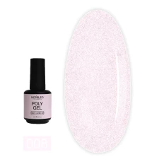 Гель KOMILFO PolyGel 15 г (008 Milky Glitter)