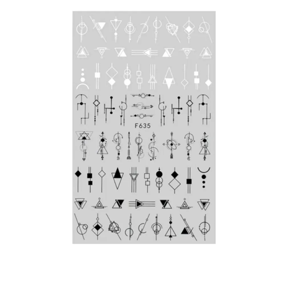 Наклейка для ногтей mArt (F635)