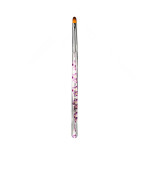 Кисточка полупрозрачная Цветы гель Овал mArt (№6)