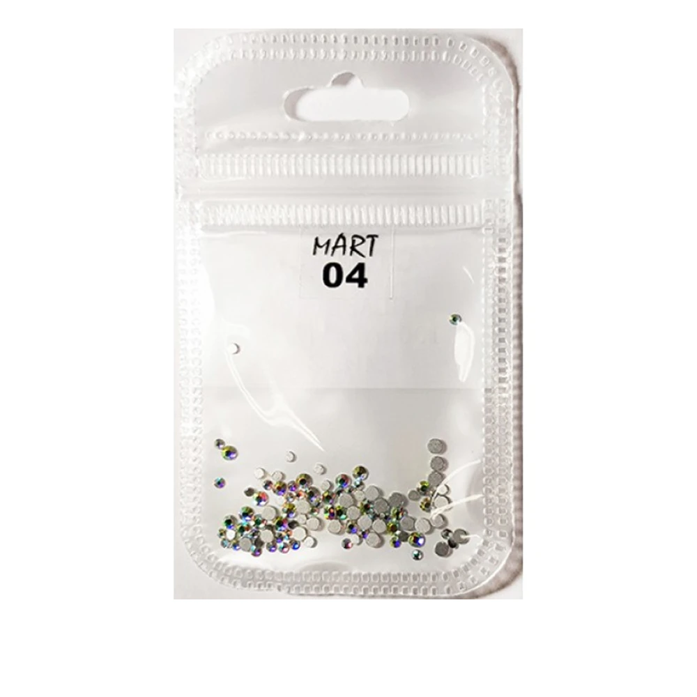 Стразы (04 Glass Микс Clear AB ss4ss8 (3уп))